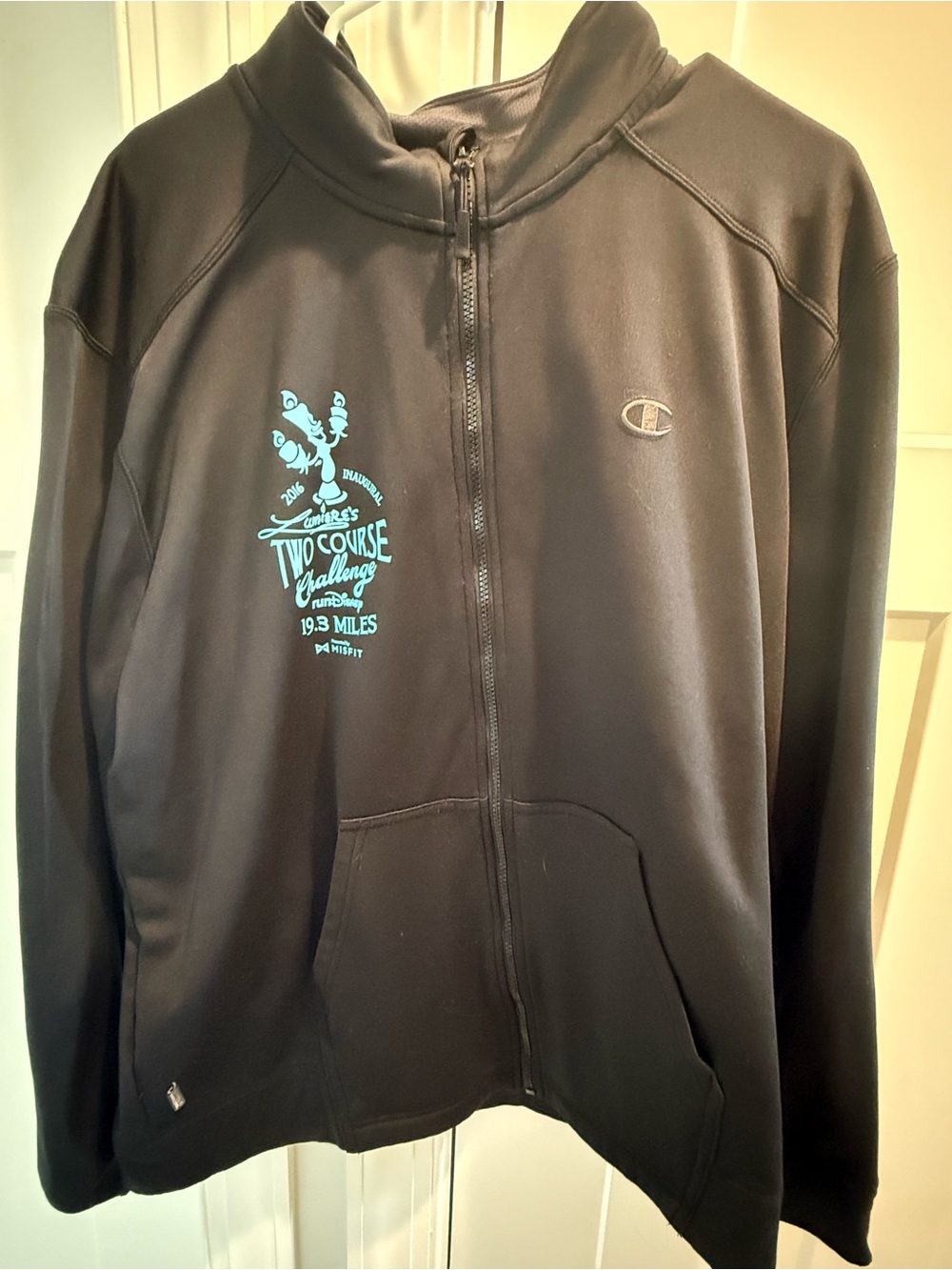 runDisney 2016 Inaugural Lumiere's Two Course Challenge Performance Jacket XL